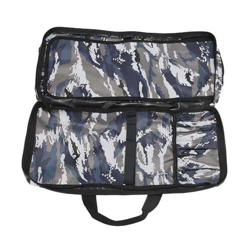 EVERPRIDE 4 Pocket - CAMO - Chef Knife Bag Holds 20 Knives 4 Storage Compartments,Professional Culinary Case with Shoulder Strap, Black, Laptop/Tablet Padded Slot - Knives Not Included — view 4