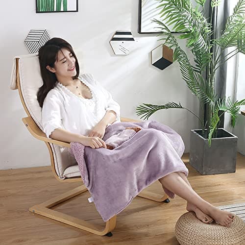 JINTN USB Hand Warm Blanket Winter Smalle Flannel Blanket Electric Warm Throw Blanket Heated Shawl Wrap Heating Knee Leg Waist Wrap Blanket for Home Office Sofa Chair Car Plush Blanket