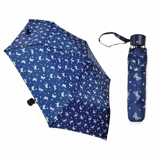 A2Z Ladies Folding Umbrella Compact Travel Brolly Lightweight Weatherproof