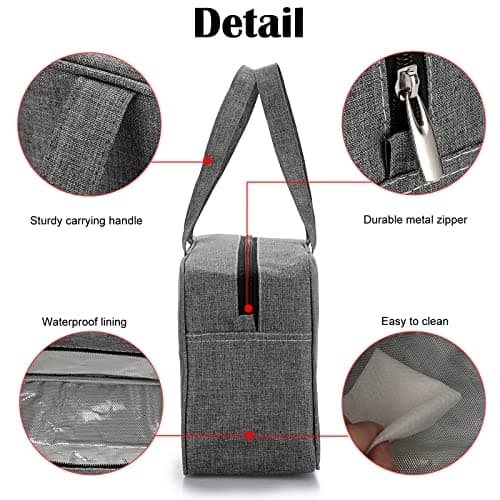 IGNPION Men Large Travel Toiletry Bag Women Waterproof Full Size Wash Bag Dopp Kit Shaving Organizer Bag Make UP Cosmetic Bag Swimming Gym Bag for Toiletries Accessories (Grey) — view 5