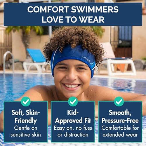 Limmys Swimming Headband for Kids and Adults – Non-Slip Neoprene Ear Band — view 4