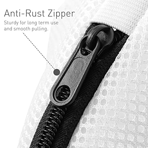 Prezon Premium Laundry Mesh Bag for Shoes or Sneaker, Multi Protection Wash Laundry Net With Durable Zipper Laundry Bag for Travel - 2 Set — view 2