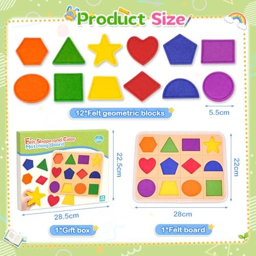 Montessori Toy for 1 2 3 Year Old Boy Girl Gift Puzzle Present Shape Sorter — view 6