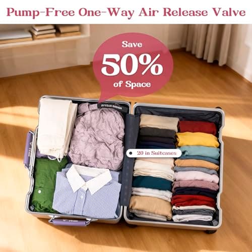 ByYear Travel Laundry Bag for Dirty Clothes, Waterproof Vacuum Storage Bag — view 5