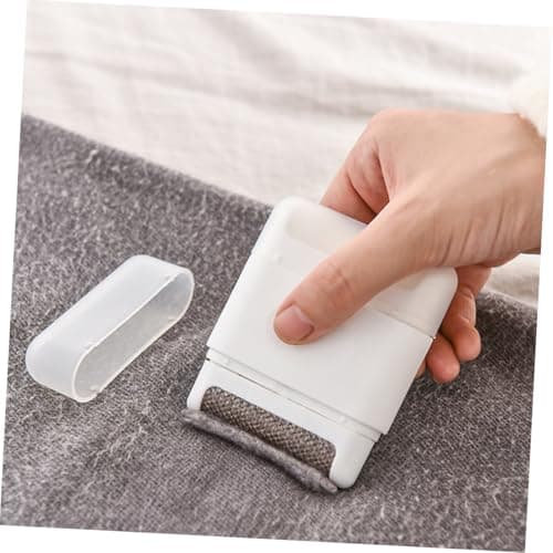 FRCOLOR Reusable Lint Roller Pet Hair Remover, Compact Clothes Defuzzer Stainless Steel Blades, Lightweight Pp Design for Travel, Blankets and Sweaters — view 6