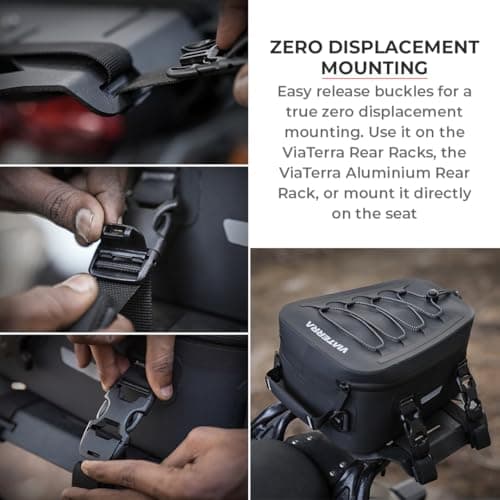ViaTerra 100% Waterproof 6L Motorcycle Tailbag — view 6