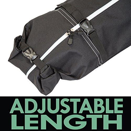 Athletico Two-Piece Ski and Boot Bag Combo | Store & Transport Skis Up to 200 CM and Boots Up To Size 13 | Includes 1 Ski Bag & 1 Ski Boot Bag (Black) — view 3