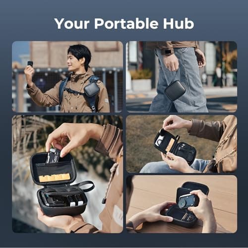 SMALLRIG Action Camera Bag for DJI Osmo Action 6/5 Pro, Camera Case can Hold 4 TF Cards, 2 Batteries, 1 Action Camera with Cage and 1 Adapter, for GoPro Hero 13/12/11/10, for Insta360 Ace Pro 2-5917 — view 6