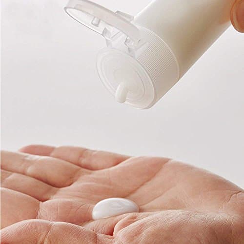 Onwon Travel Size Plastic Empty Squeeze Bottles, 6 Pcs 30 ml/1 oz Empty Plastic Sample Bottle Container Jar Pot Vial with Flip Lid Perfect for Emollient Water Shower Gel Emulsion Etc, Used to travel — view 2