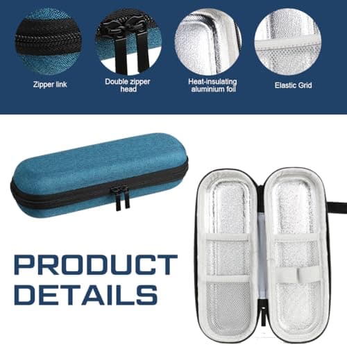 Insulin Cooler Travel Case Diabetic Storage Organizer Medication Cooler Cool Bag Portable Insulin Pen Cases Insulated Bags Diabetic Travel Case with Reusable Gel Ice Pack — view 3