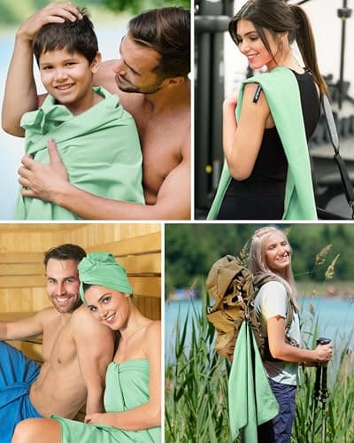 Fit-Flip Swimming towel – quick dry microfibre beach towel — view 5