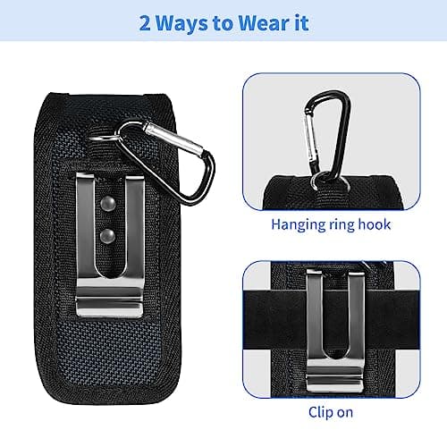 KENOBEE Multitool Sheath EDC Pouch, Utility Tactical Waist Pack, Black — view 6