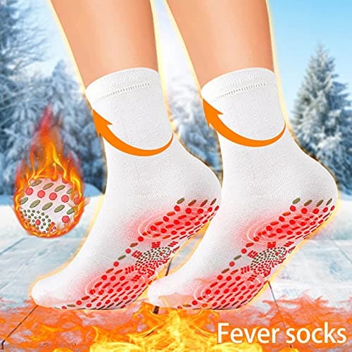 Ski Socks Women Self Heating Socks Thermal for Men Women Breathable Foot Warmers for Outdoor Sports Camping Running Fishing Hiking Gifts Ski Men — view 3