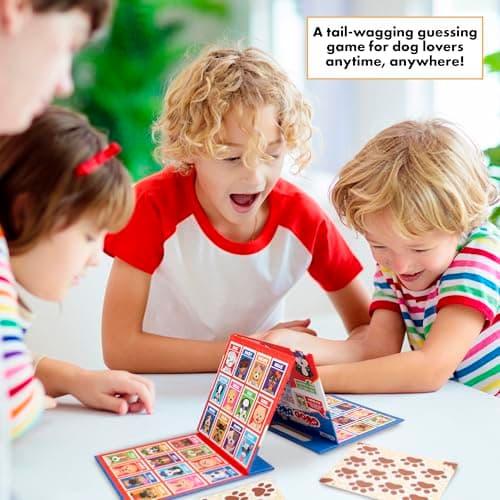 abeec Who's My Good Dog? Travel Game | Portable Guessing Game for Kids | Dog-Themed Guess Who Board Game | Plane, Car & Holiday Activities | Fun Travel Essentials for Kids — view 5