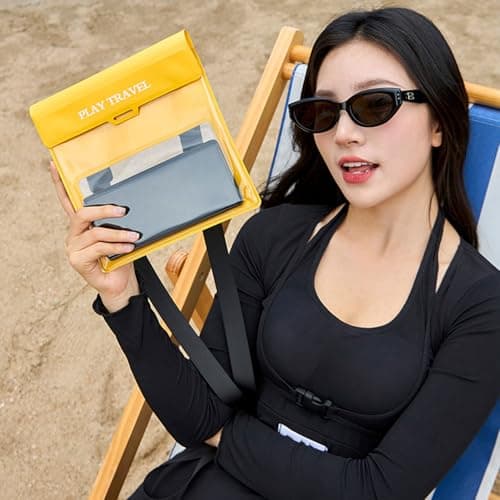 Tablet Sleeve for Travel and Outdoor Use, Yellow — view 6