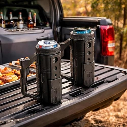 Tactical Assault Cruise Cup, Tactical Assault Insulated Beer Holder Sleeve for Cans & Bottles, Portable Beverage Holder, Hands-Free Drink Carrier for Camping BBQ Tailgating (Black,16 oz) — view 4