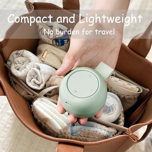 Portable Sound Machine for Baby Adult | Sleep Soother for Stroller Car Seat | 16 Soothing Sounds | Rechargeable | Timer | Memory Function | White Noise | Shush |Travel | Registry Gift | Mint — view 6
