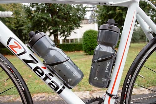 Zefal Bundle Pack - Sense Soft 80 No-Mud Water Bottle, 800ml, Smoked Black, x2 Bottles — view 2