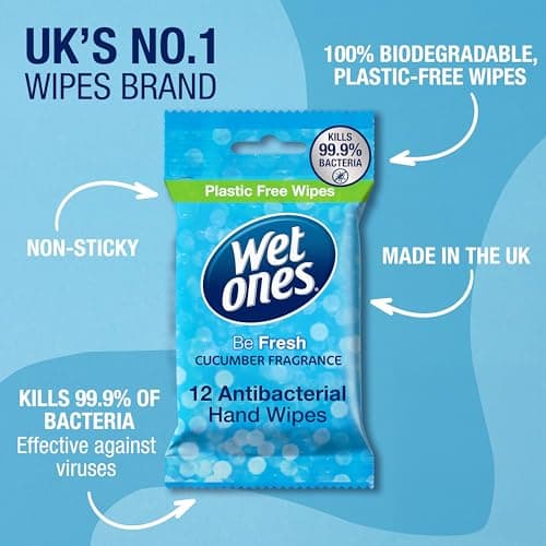 Wet Ones Be Fresh – Antibacterial Biodegradable Hand Wipes – 144 Wipes — view 3