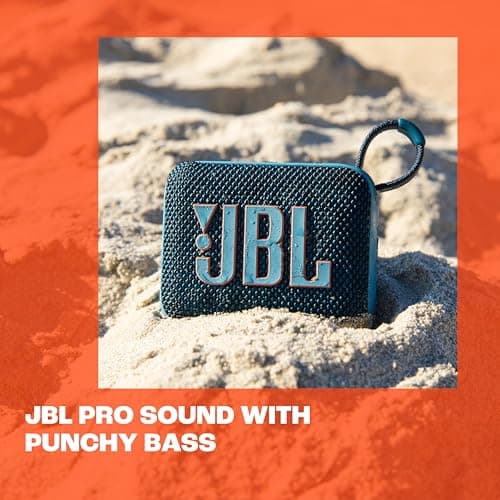 JBL GO 4 Ultra-Portable Bluetooth Speaker with Big JBL Pro Sound and Punchy Bass, PlaytimeBoost, Waterproof Design and 7-Hour Playtime, Camo — view 2