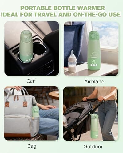 Lilian&Gema Portable Baby Bottle Warmer for Travel, Portable Milk — view 6