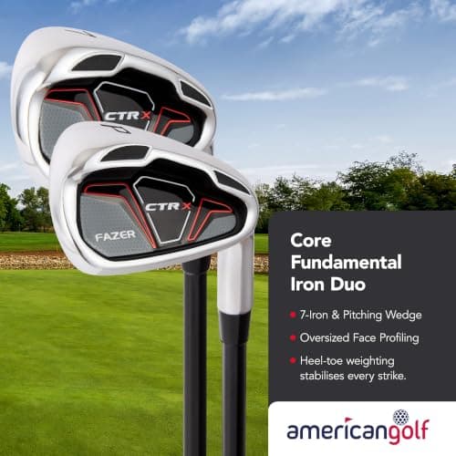 Fazer CTRX Starter Golf Club Set - Complete Kit with Driver, 7 Iron, Pitching Wedge & Putter - Stand Bag & Headcovers - Ideal Golf Clubs Set for Beginners — view 4