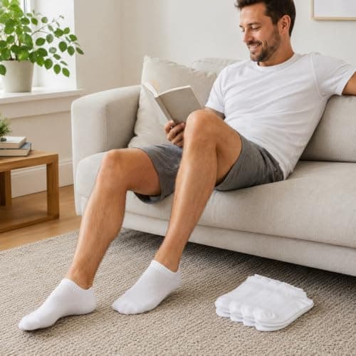 Men's Trainer Socks 12 Pack – No Show Low Cut Ankle Socks — view 2