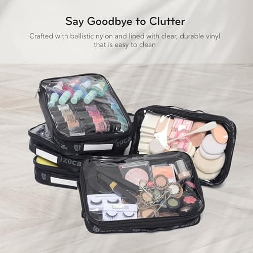 ZUCA Pro & Sport Bag Accessory: Large Artist Utility MakeUp Pouch - Durable, Spacious Cosmetic Storage Solution For Travel & Professional Use — view 4