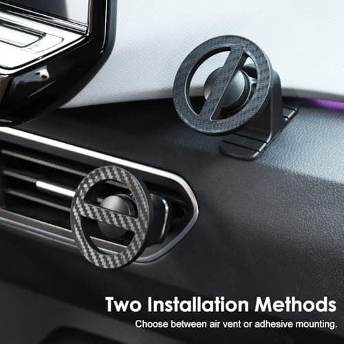FIDWALL 3 Pack Mag-safe Car Phone Mount Set with Flexible Installation & Strong Magnetic Adsorption — view 2