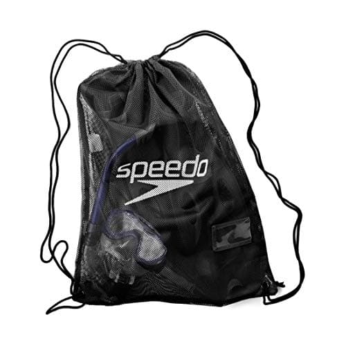 Speedo Unisex-Adult Pool Mesh Bag | Kit Bag | Swim Bag Bag, Black, One Size — view 5