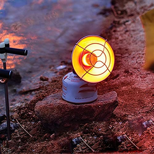 Portable Camping Gas Heater, Mini Tent Heater, Stainless Steel Camping Tent Warm Cover Backpacking Camping Warmer with Adjustable Stand and Storage Bag for Outdoor Winter Warmth Tent Picnic Hiking BBQ — view 5