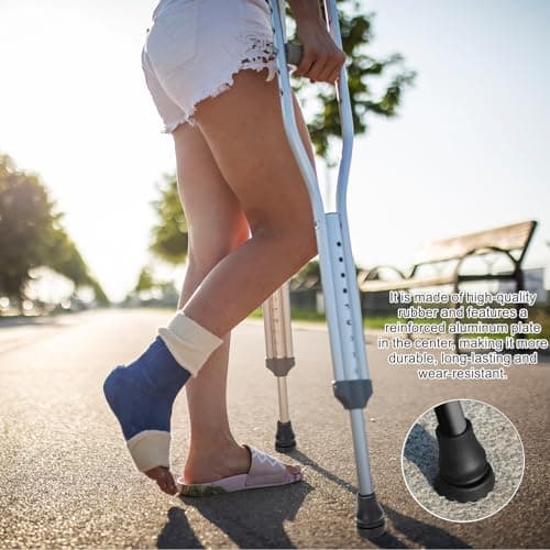 4-Pcs 19 mm Non-Slip Rubber Tips for Walking Sticks - Enhanced Grip & Stability on All Surfaces — view 4