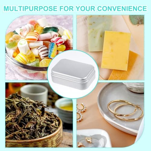 Tyqour Aluminium Travel Soap Container Metal Travel Soap Dish with Lid Self Draining Soap Tin Bar Soap Holder Soap Case Box for Camp Travel Gym Hiking Home Bathroom — view 6