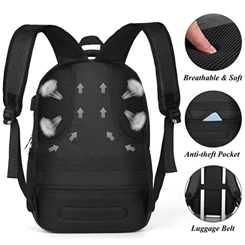 YAMTION School Backpack,Unisex College Backpack Laptop Bookbag Teens Computer Backpack for High School University Work Office — view 5