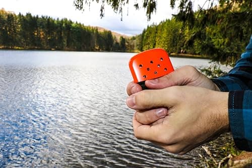 Zippo - Hand Warmer, 12 Hours Heat, Refillable with Lighter Fuel, Reusable, Pocket Warmer in Orange — view 4