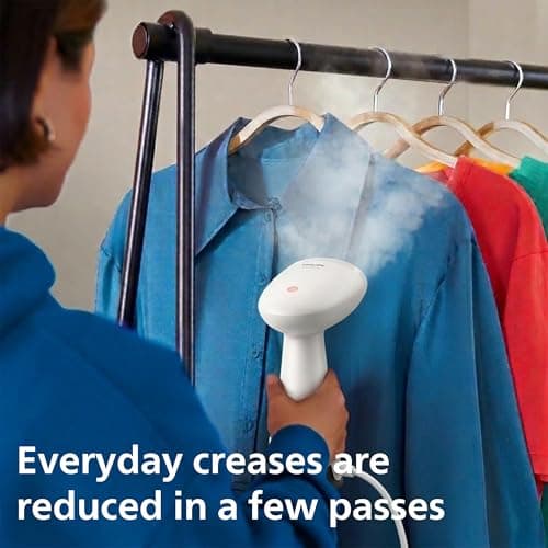 Philips Handheld Garment Steamer 1000 Series, Ready in Seconds, White — view 4