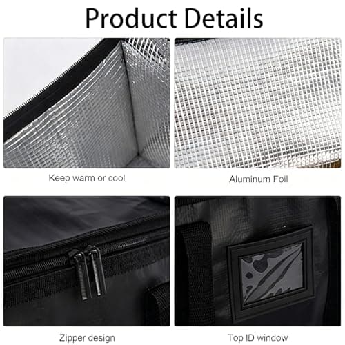 40L Large Capacity Cooler Bag, Insulated Soft Cool Bag with Handles — view 4