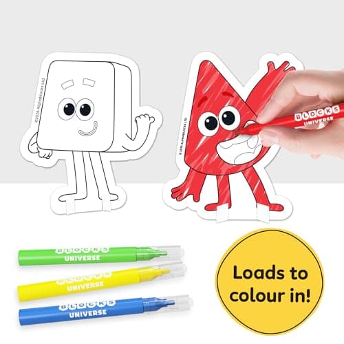 Colourblocks Sticker Activity Set, 40+ Pieces with Felt Tips, ages 3+ — view 4
