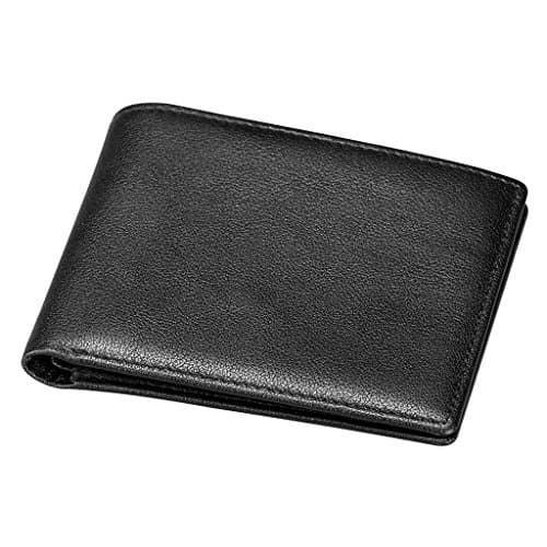 Hoobest RFID Blocking Genuine Leather Wallet Men Slim Wallet Travel Wallet — view 6