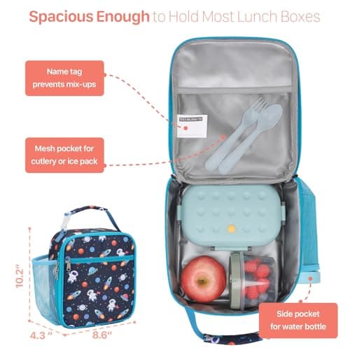 Bagseri Kids Lunch Bag for Boys- Insulated Kids Lunch Box for School — view 2