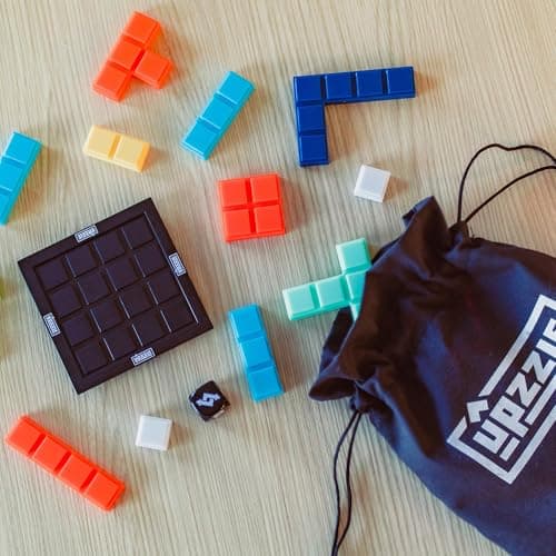 Learning Resources Upzzle Strategic Stacking Puzzle Game, Ages 7+, Brain Teaser for Kids, Logic & Problem Solving Travel Game for 2 Players — view 2