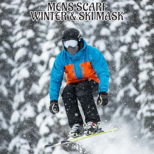 PSFXBM 3 Pack Snoods for Men Women, Winter Neck Gaiter Scarf, Neck Warmer Men, Cold Weather Accessories for Winter Outdoor Sports Skiing Cycling Running — view 6