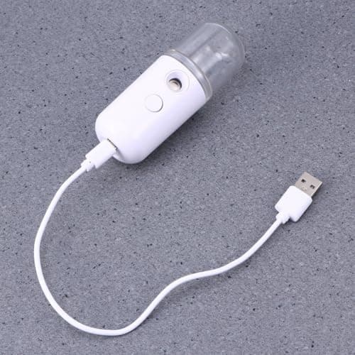 Portable Nano Mist Facial Steamer 30ml, White ABS Mini Face Sprayer — view 4
