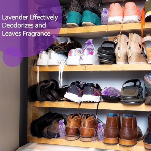 30pcs Lavender Filled Bags Drawers, Wardrobe Fresheners, Lavender Moth Repellent For Wardrobes, Suitable For Pillows, Cars, Shoe Cabinets, Cupboards — view 5