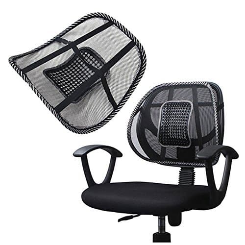 Denny International Chair Back Support System Sit Right with Elasticated Positioning Strap and Mesh Lumbar Grill Air Flow High Quality Lumbar Support Cushion for Car Seat or Chair Back Rest RRP £19.99 — view 2