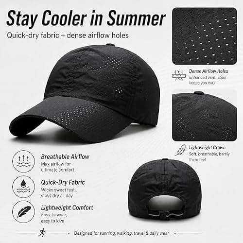 Sunscreen Breathable Baseball Cap，Navy — view 4