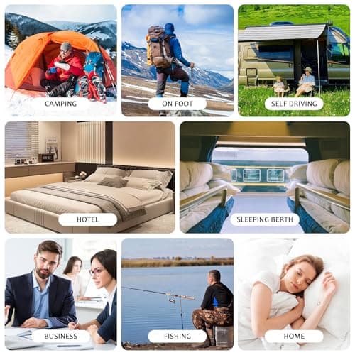 Longzhuo Heated Sleeping Bag for Adults, Extra Large for 4-Season Camping — view 2