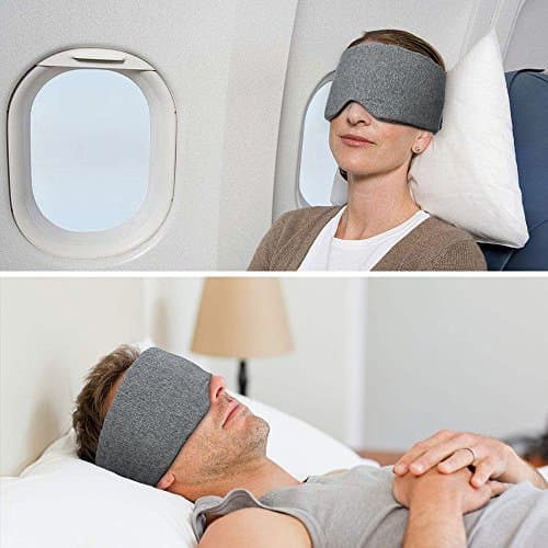 FRESHME 100% Handmade Cotton Sleep Mask Blackout Eye Mask for Sleeping — view 2