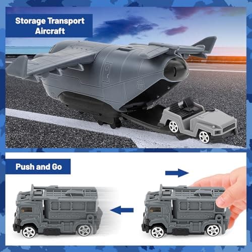 deAO Military Base Army Toys Set with Toy Soldiers & Play Map for Kids 3+ — view 3