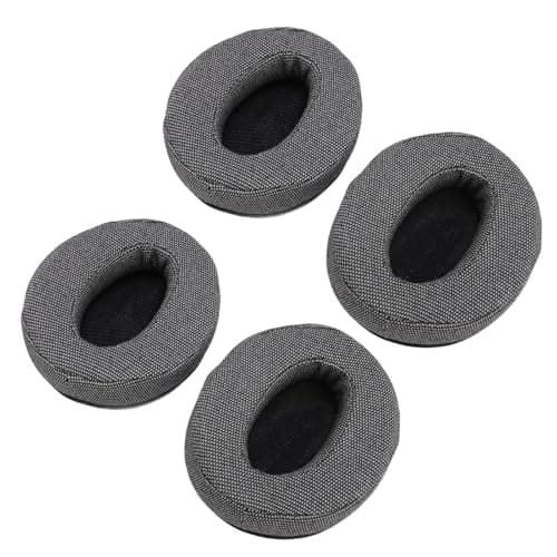Aramox Headphone Ear Cushions Memory Foam Headphone Earpads 4pcs Cotton Linen Fabric Better Seal Easy Installation for HD 4.50BT HD 4.50BTNC Home Office Travel Users — view 5